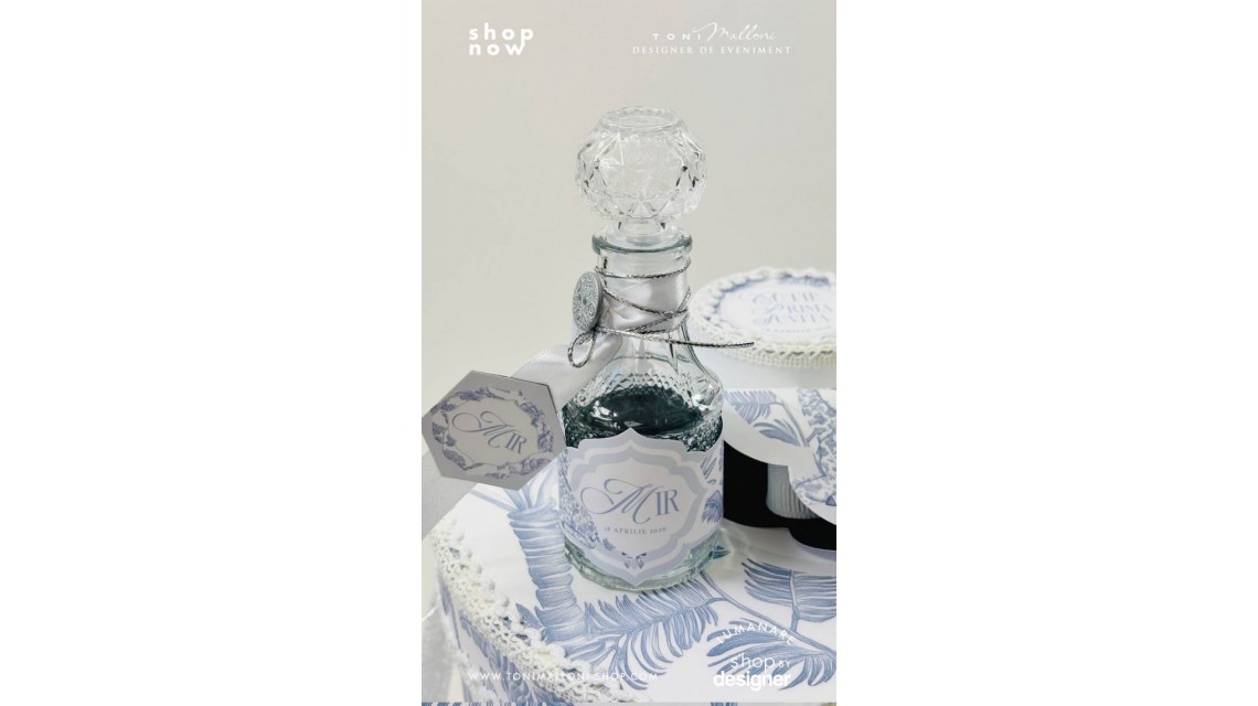 Trusou botez Safari Bleu personalizat băiat – tematică jungle elegantă 3